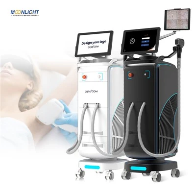 Profesionalus diodinis plaukų šalinimo lazeriu aparatas, skirtas klinikoms ir grožio specialistams