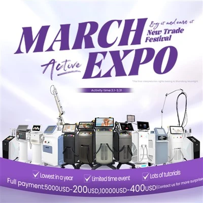 MARCH EXPO plaukų šalinimo lazeriu aparatas